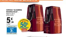 E.Leclerc ALHAMBRA RESERVA ROJA Cerveza oferta