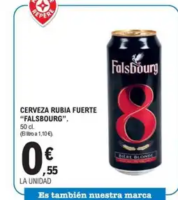 E.Leclerc FALSBOURG Cerveza rubia fuerte oferta