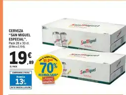E.Leclerc SAN MIGUEL ESPECIAL Cerveza oferta