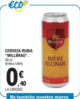 E.Leclerc MILLBRAU Cerveza rubia oferta