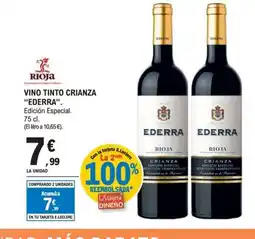 E.Leclerc EDERRA Vino tinto crianza oferta