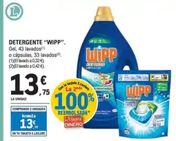 E.Leclerc WIPP Detergente oferta