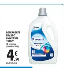 E.Leclerc SABE Detergente líquido universal oferta