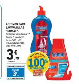 E.Leclerc SOMAT Aditivos para lavavajillas oferta
