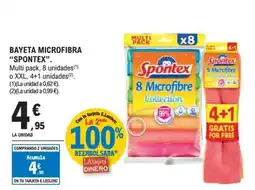 E.Leclerc SPONTEX Bayeta microfibra oferta