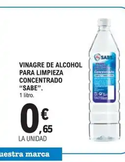 E.Leclerc SABE Vinagre de alcohol para limpieza concentrado oferta