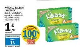E.Leclerc KLEENEX Pañuelo balsam oferta