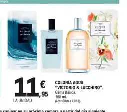 E.Leclerc VICTORIO & LUCCHINO Colonia agua oferta