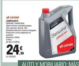 E.Leclerc CEPSA Lubricante oferta