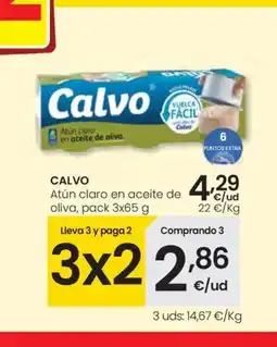 Eroski CALV Atún claro en aceite de oliva oferta