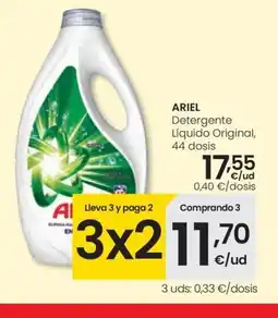 Eroski ARIEL Detergente Líquido Original, 44 dosis oferta
