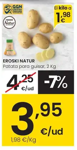 Eroski EROSKI NATUR Patata para guisar oferta