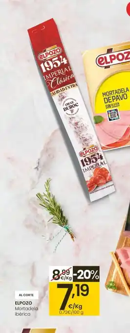 Eroski ELPOZO Mortadela ibérica oferta