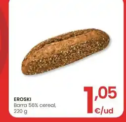 Eroski EROSKI Barra 56% cereal oferta