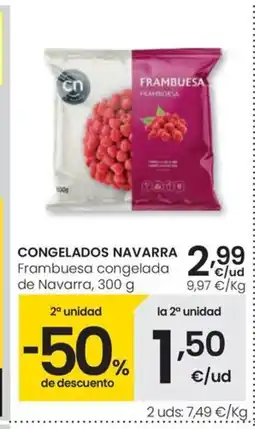 Eroski CONGELADOS NAVARRA Frambuesa congelada de Navarra oferta