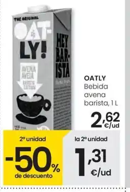 Eroski OATLY Bebida avena barista oferta