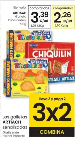 Eroski ARTIACH Galleta Dinosaurus oferta