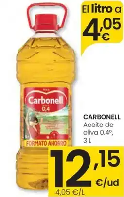 Eroski CARBONELL Aceite de oliva 0.4º oferta