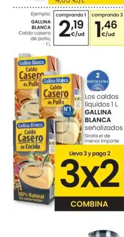 Eroski GALLINA BLANCA Caldo casero de pollo oferta