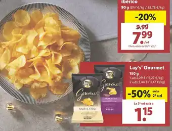 Lidl Lay's Gourmet 150g oferta