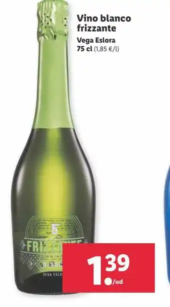 Lidl Vino blanco frizzante 75cl oferta