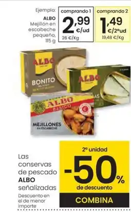Eroski ALBO Mejillón en escabeche pequeño oferta