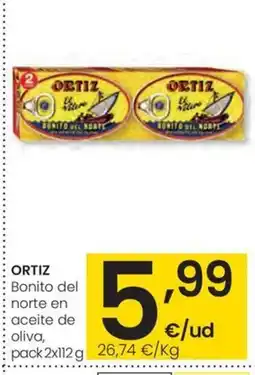 Eroski ORTIZ Bonito del en aceite de oliva oferta