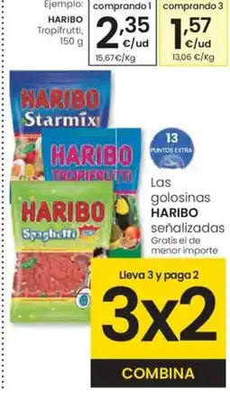 Eroski HARIBO Tropifrutti oferta
