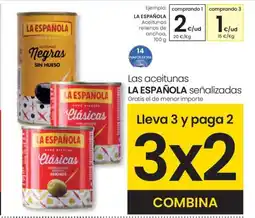 Eroski LA ESPAÑOLA Aceitunas rellenas de anchoa oferta