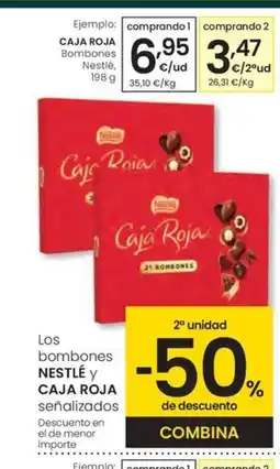 Eroski CAJA ROJA Bombones Nestlé oferta
