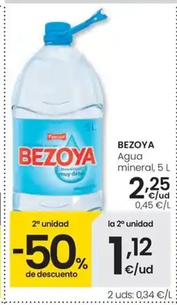 Eroski BEZOYA Agua mineral oferta