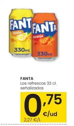 Eroski FANTA Los refrescos oferta