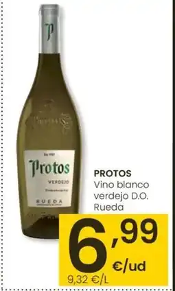 Eroski PROTOS Vino blanco verdejo D.O. Rueda oferta