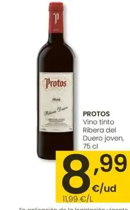 Eroski PROTOS Vino tinto Ribera del Duero joven oferta