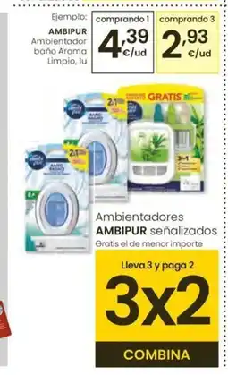 Eroski AMBIPUR Ambientador baño Aroma oferta