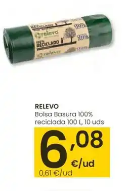 Eroski RELEVO Bolsa Basura 100% reciclada oferta