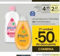 Eroski JOHNSON'S Champú gold oferta