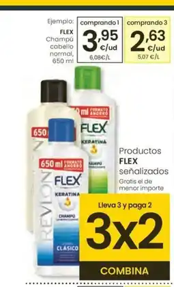 Eroski FLEX Champú cabello normal oferta