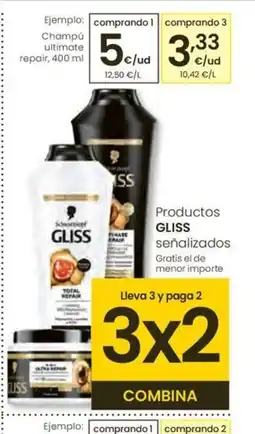 Eroski Champú ultimate repair oferta