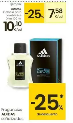 Eroski ADIDAS Colonia para hombre Ice Dive oferta