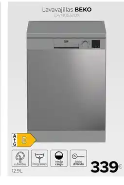 Tien 21 BEKO Lavavajillas DVN05320X oferta