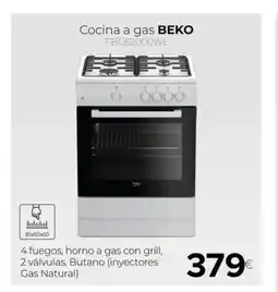 Tien 21 BEKO Cocina a gas FBG62000WL oferta