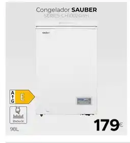 Tien 21 SAUBER Congelador SERIES-CH10024WH oferta