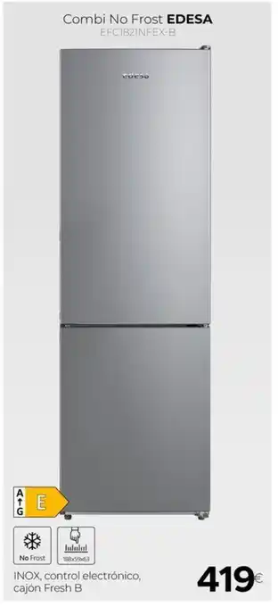 EDESA Combi No Frost EFC1821NFEX-B
