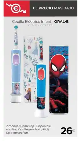 Tien 21 ORAL-B Cepillo Eléctrico Infantil VITALITY PRO KIDS oferta