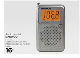 Tien 21 DAEWOO Radio portátil oferta