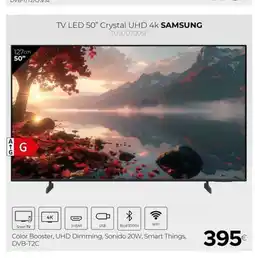 Tien 21 SAMSUNG TV LED 50" Crystal UHD 4k oferta