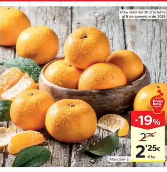 Caprabo Mandarina oferta
