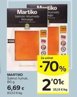 Caprabo MARTIKO Salmó fumat oferta