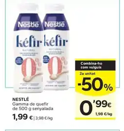 Caprabo NESTLÉ Gamma de quefir oferta